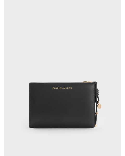 Charles & Keith Black Everleigh Wallet