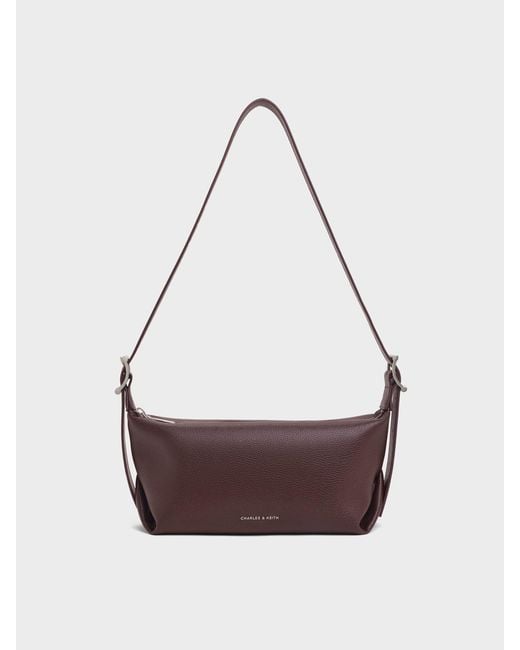 Buckle-Strap Shoulder Bag