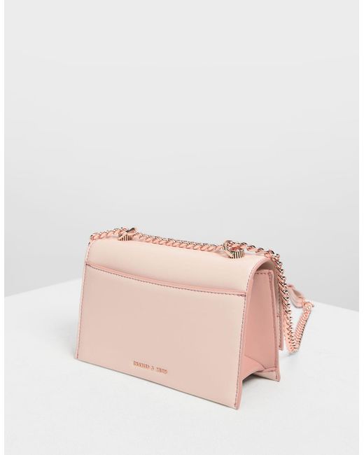 push lock shoulder bag charles keith