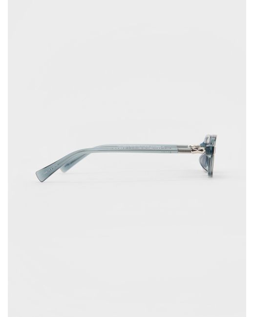 Charles & Keith Gray Bree Recycled Acetate Rectangular Sunglasses