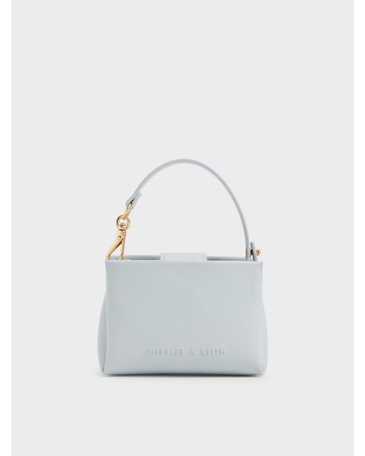 Charles & Keith Blue Bosie Micro Bag