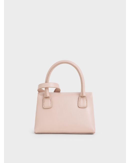 Charles & Keith Pink Andromeda Micro Bag Charm