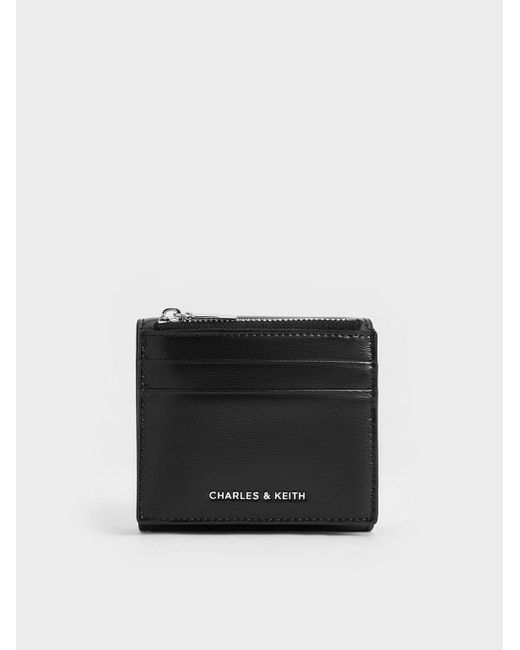 Charles & Keith Black Irie Small Wallet