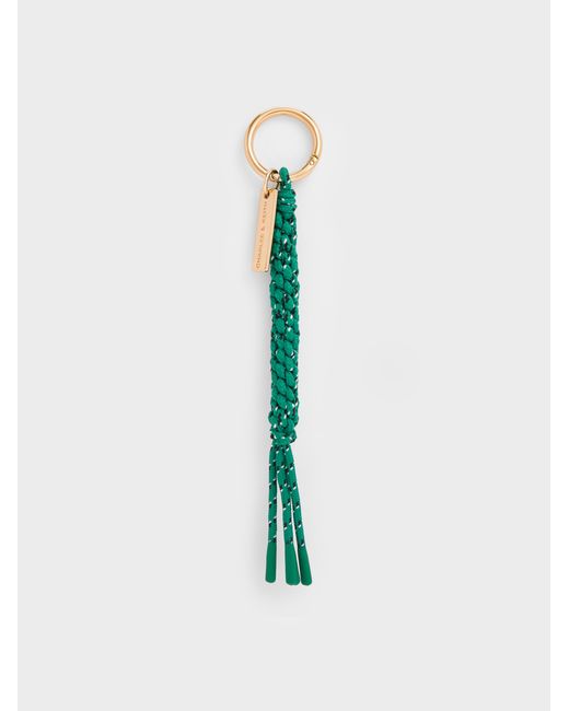 Charles & Keith Blue Braided Rope Charm
