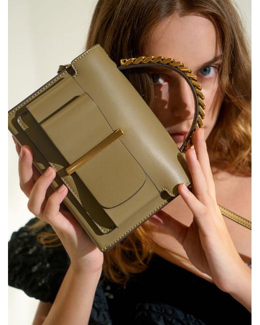 bow top handle bag charles and keith