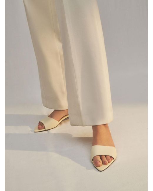 kitten heel mules open toe