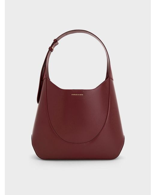 Charles & Keith Red Sigrid Hobo Bag