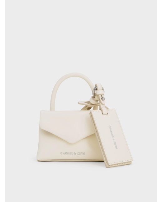 Charles & Keith Natural Andromeda Micro Bag Charm