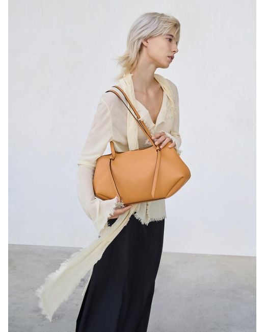 Charles & Keith Calla Tote Bag in White | Lyst