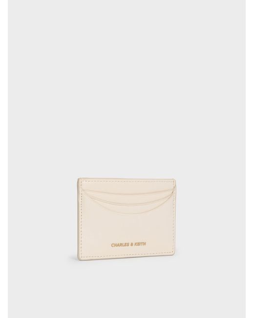 Charles & Keith Natural Sigrid Card Holder