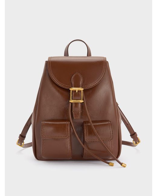 Charles & Keith Brown Bryna Backpack