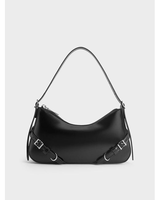 Charles & Keith Black Sloane Shoulder Bag