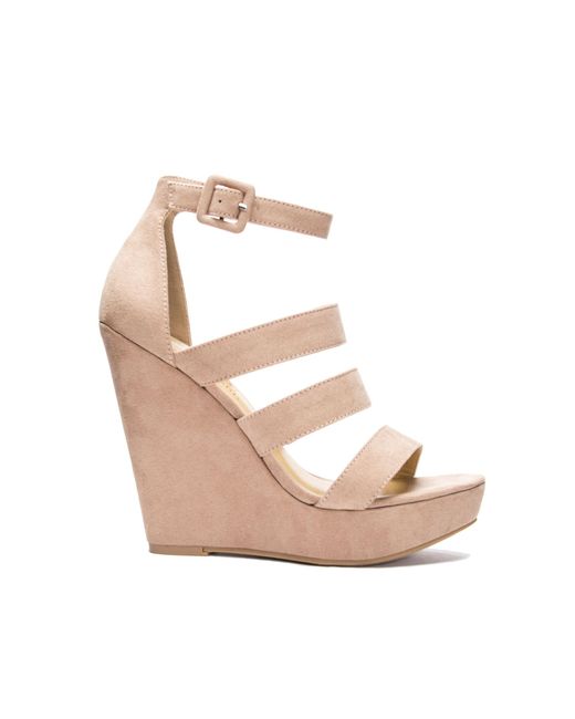 chinese laundry nude wedges
