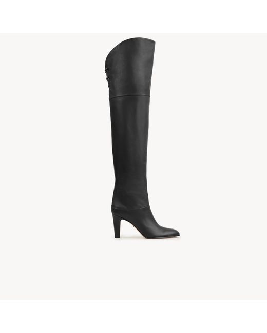 Chloé Black Eve Thigh High Boot