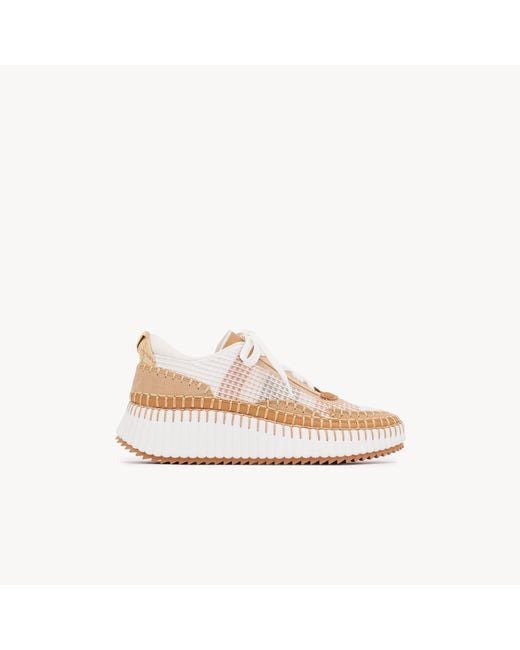 Chloé Pink Nama Sneaker