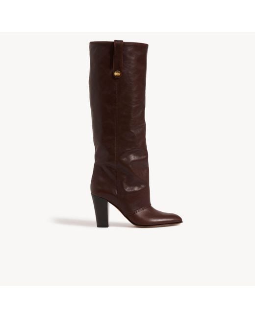 Chloé Brown Anouk Heeled Boot