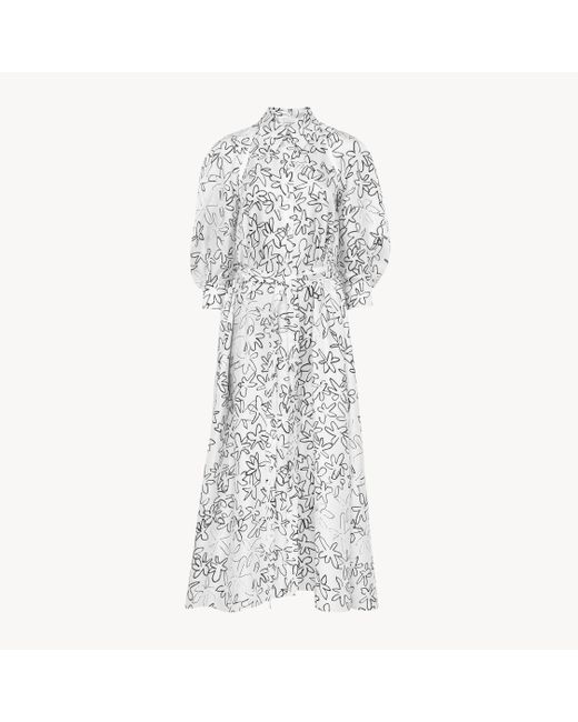 Chloé White Cut-out Shirt Dress