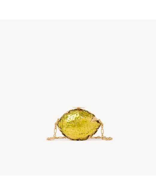 Chloé Yellow Tropicus Lemon Minaudière