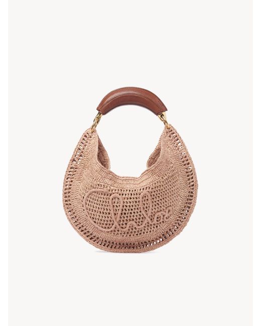 Chloé Summer Banana Hobo Bag in het Pink