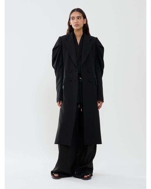 Chloé Black Long Double-breasted Coat
