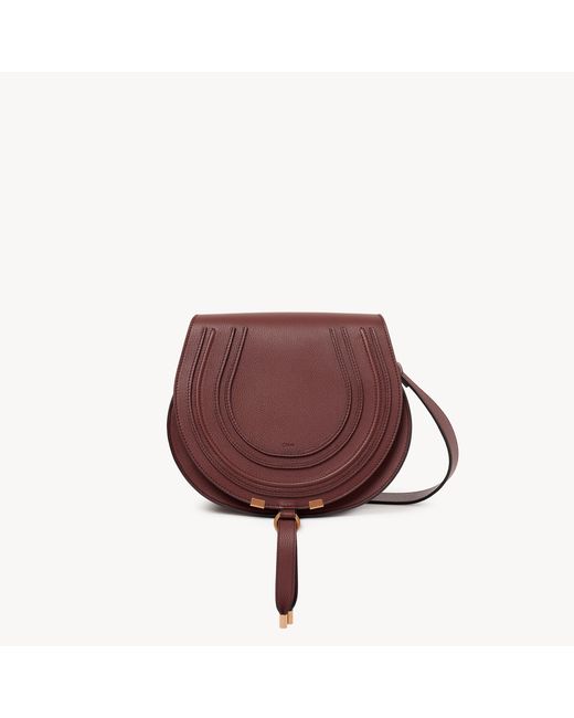 Chloé Red Marcie Saddle Bag