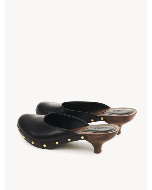 Chloé Black Judith Clog