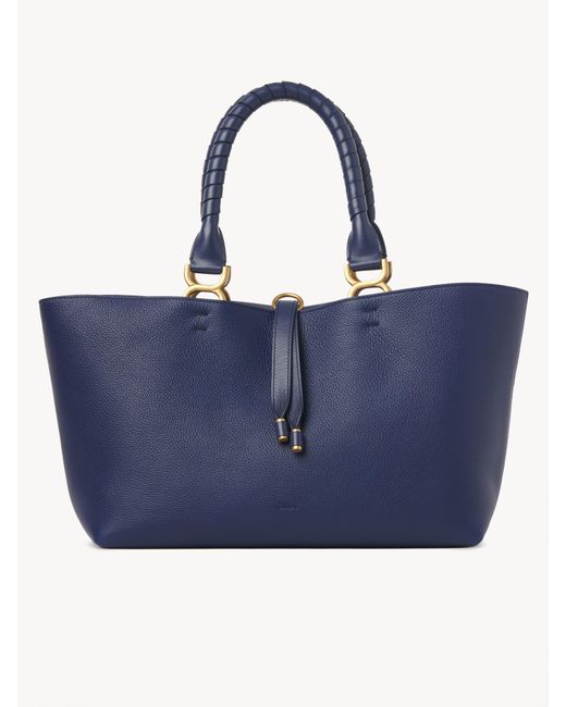 Chloé Marcie Small Tote Bag in Blue | Lyst UK