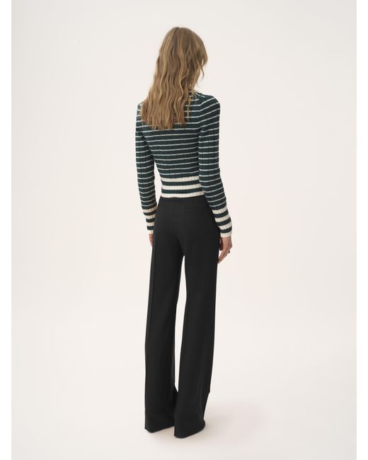 Pantaloni Sartoriali Stile Maschile di Chloé in Black