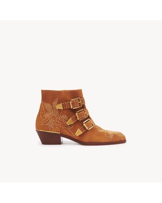 Chloé Brown Susanna Ankle Boot