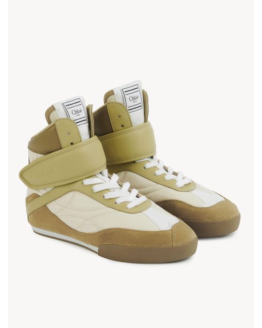 Chloé Green Chloé Kick High-Top-Sneaker