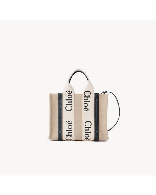 Chloé Metallic Small Woody Tote Bag