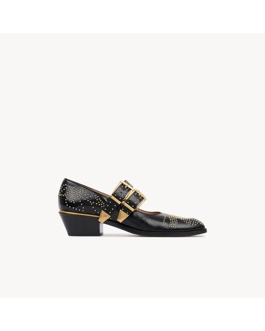 Chloé Black Susanna Pump