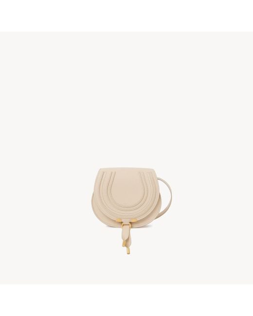 Chloé Natural Small Marcie Saddle Bag