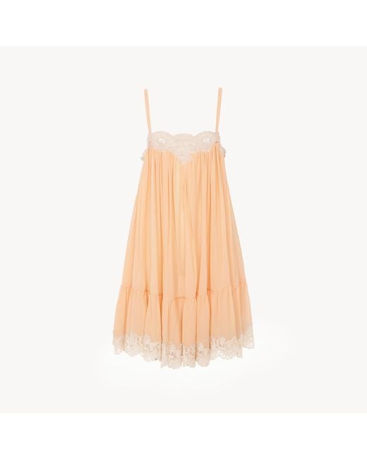 Chloé Multicolor Thin-Strap Mini Dress