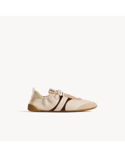 Chloé Natural Kick Sneaker