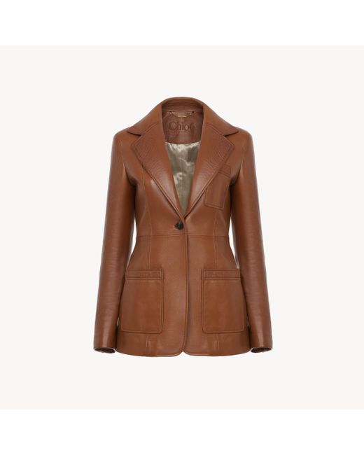 Giacca Sartoriale di Chloé in Brown