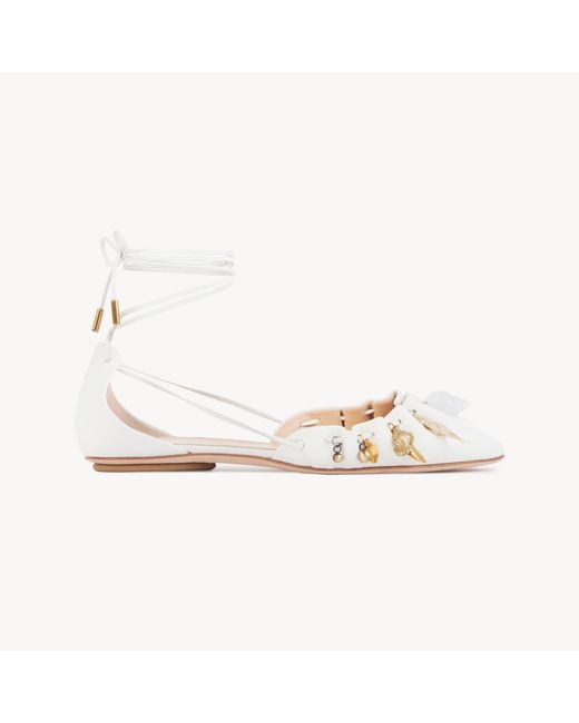 Chloé White Sea Treasures Ballerina