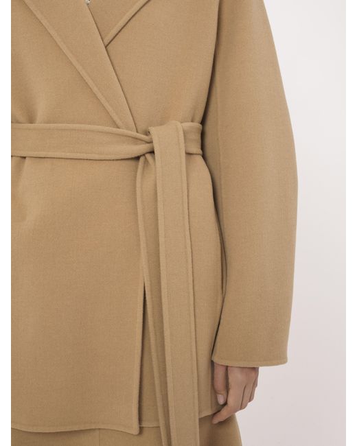 Chloé Natural Short Belted Coat