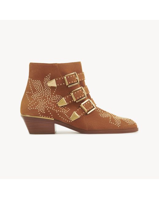 Chloé Brown Susanna Ankle Boot