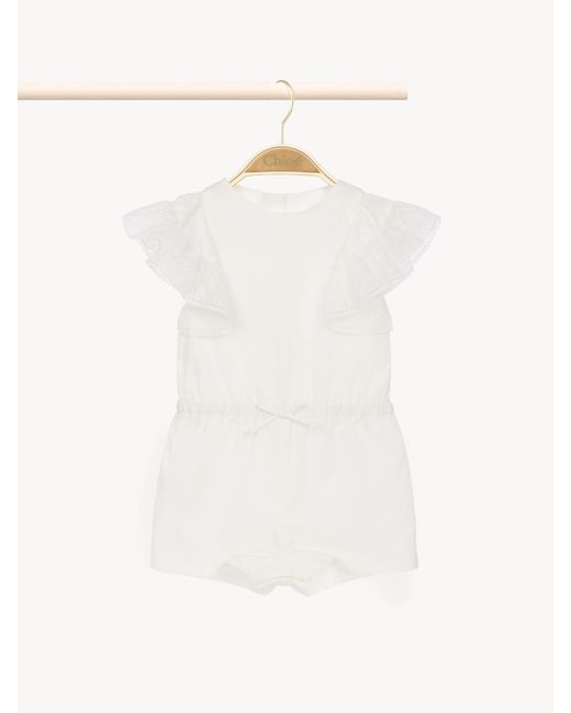 Mono Corto Blanco 100% Algodón Chloé de color White