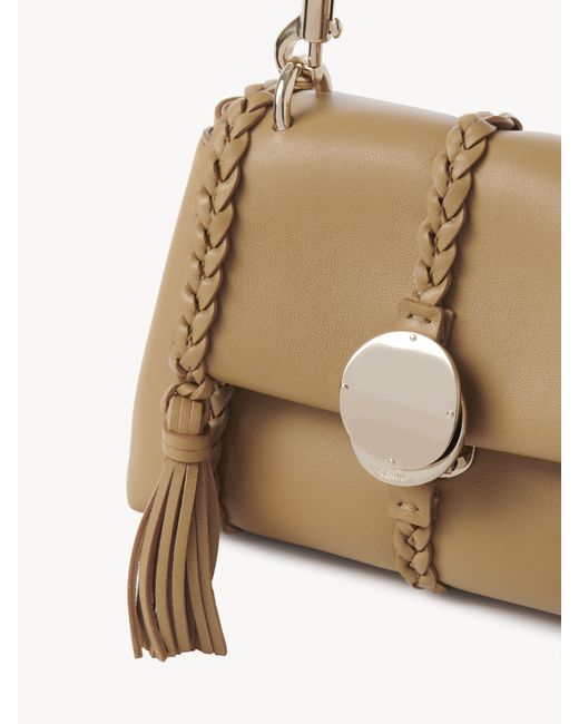 Chloé Penelope Mini Soft Shoulder Bag in Natural