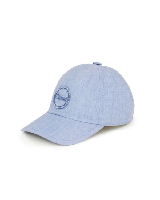 Chloé Blue Swing Cap In Cotton