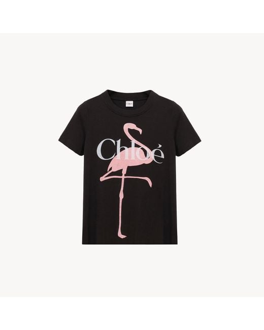 Chloé Black Baby Fit Logo T-Shirt