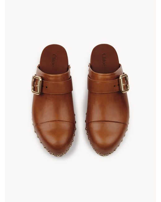 Chloé Brown Jeannette Clog