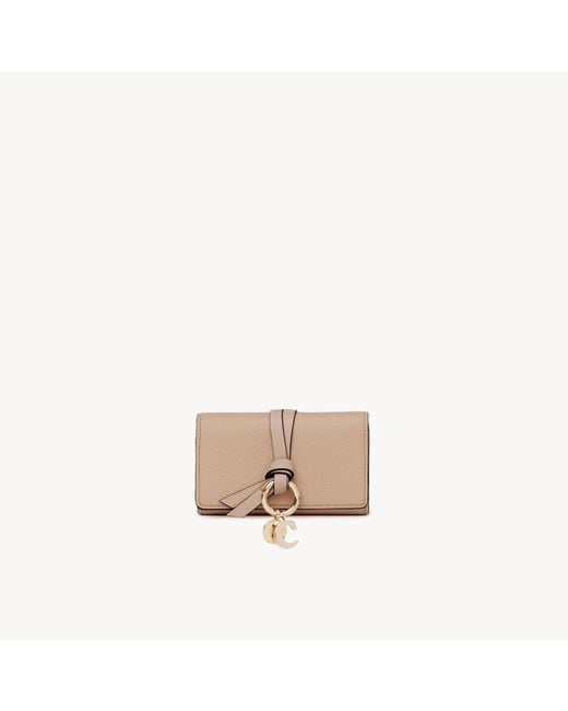 Chloé Natural Alphabet Key Case