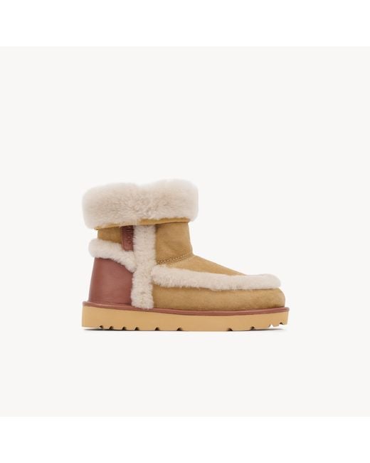 Chloé Natural Dolcie Ankle Boot