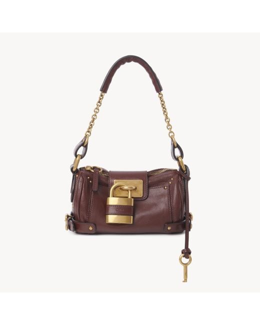 Chloé Brown Small Paddington Chain Bag