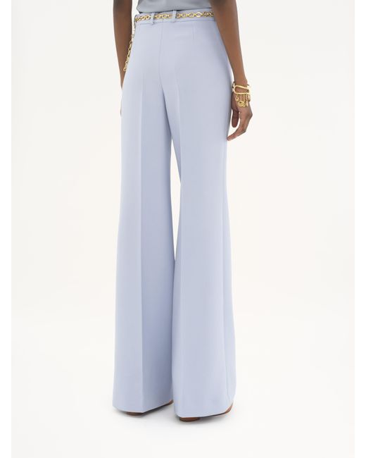 Chloé Flared Tailored Trousers in het Blue