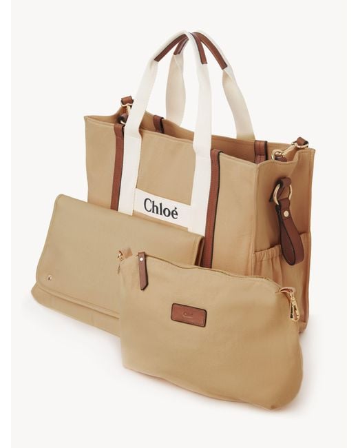 Chloé Changing Bag in Natural Lyst