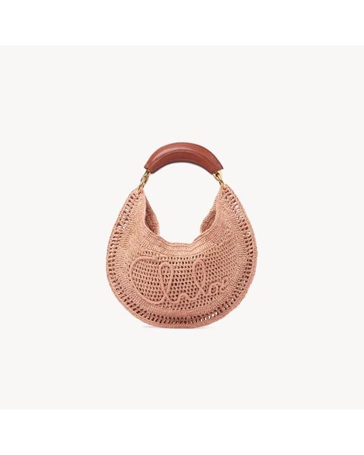 Chloé Pink Summer Banana Hobo Bag